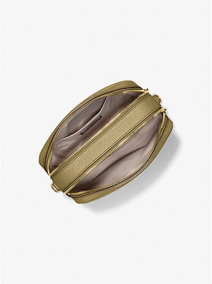 Bryant Medium Pebbled Leather Camera Crossbody Bag