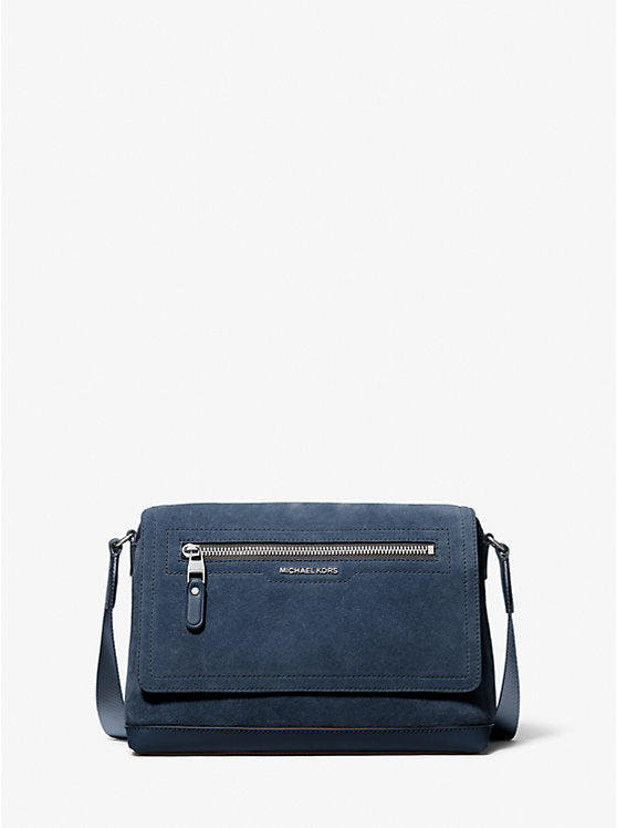 Hudson Small Suede Messenger Bag