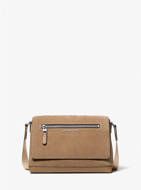 Hudson Small Suede Messenger Bag