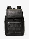 Hudson Medium Grommeted Leather Backpack