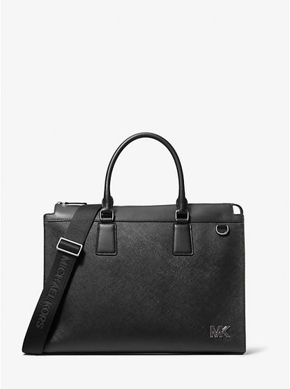 Edison Medium Scratch-Resistant Leather Briefcase