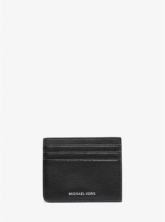 Hudson Pebbled Leather Card Case