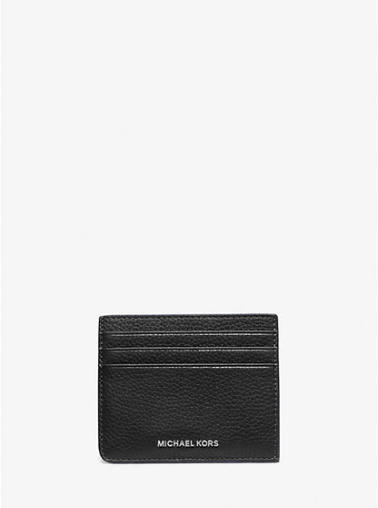 Hudson Pebbled Leather Card Case