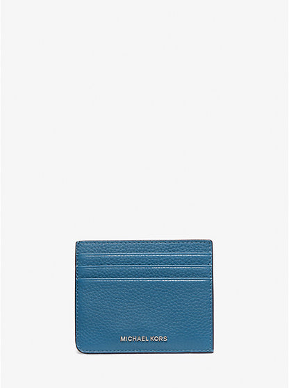 Hudson Pebbled Leather Card Case