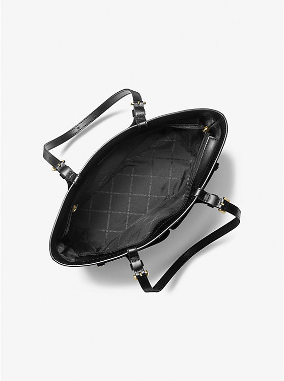 Jet Set Medium Logo Pocket Tote Bag