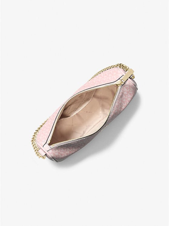 Carmela Medium Signature Logo Convertible Crossbody Bag