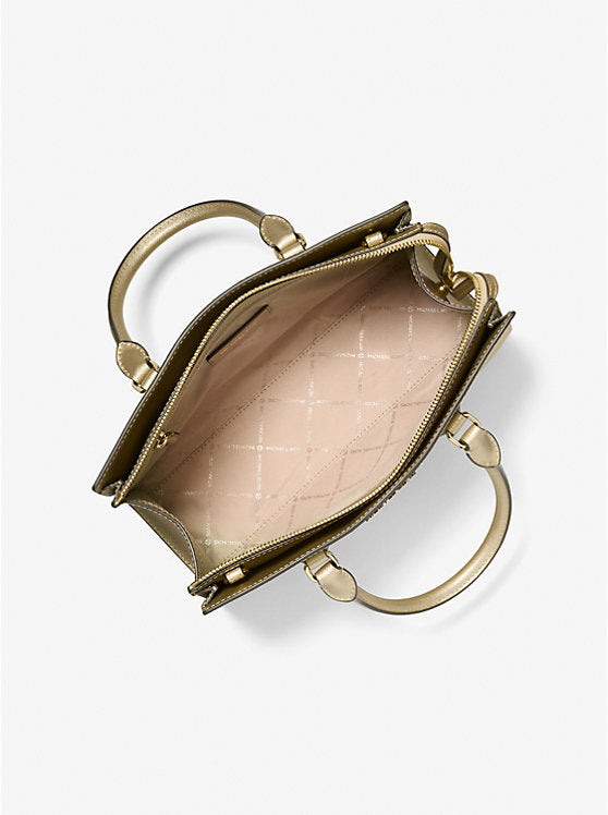 Sheila Medium Metallic Satchel