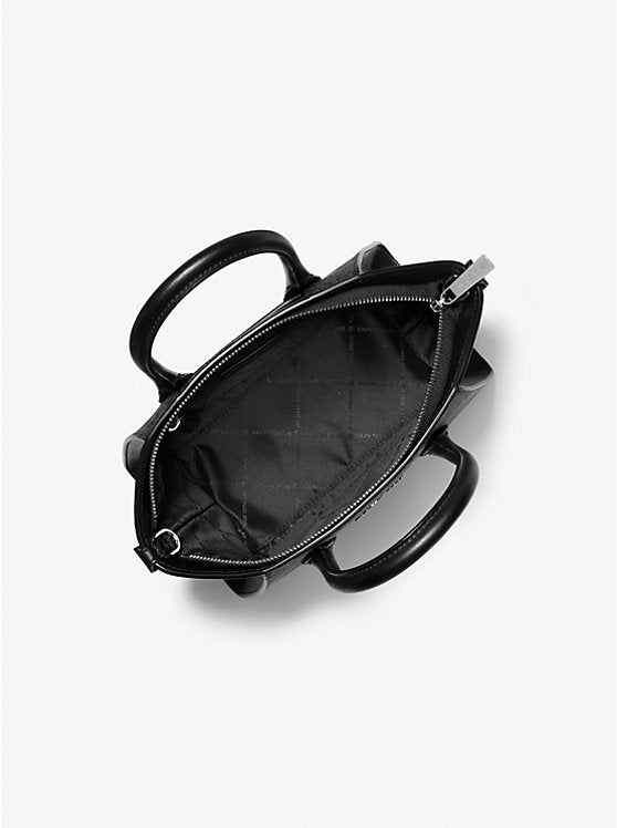 Avril Small Signature Logo Satchel