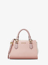 Marilyn Small Color-Block Saffiano Leather Messenger Bag