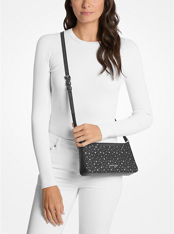 Arden Medium Printed Signature Logo Crossbody Bag