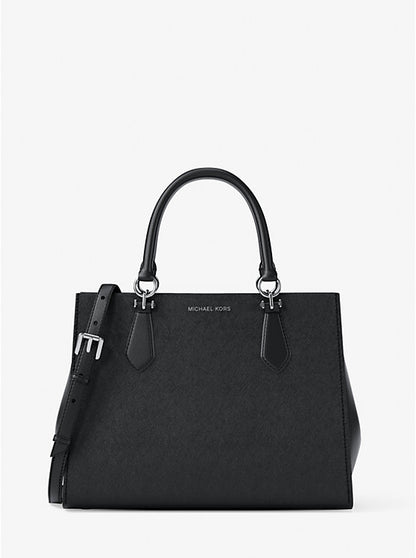 Marilyn Medium Saffiano Leather Satchel