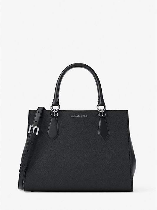 Marilyn Medium Saffiano Leather Satchel