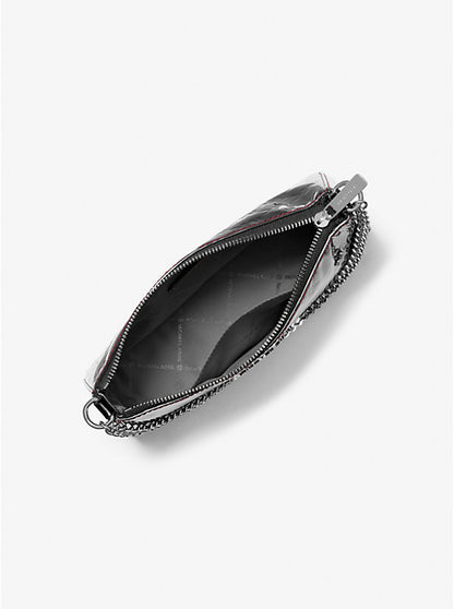 Jet Set Patent Logo Debossed Pochette and Card Case Gift Set