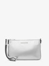 Jet Set Small Metallic Wristlet