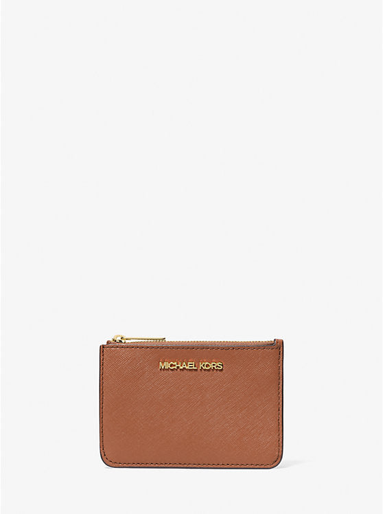 Jet Set Travel Small Saffiano Leather Coin Pouch