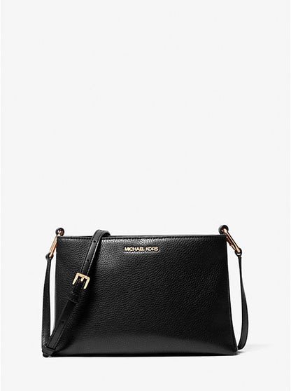 Trisha Medium Pebbled Leather Crossbody Bag