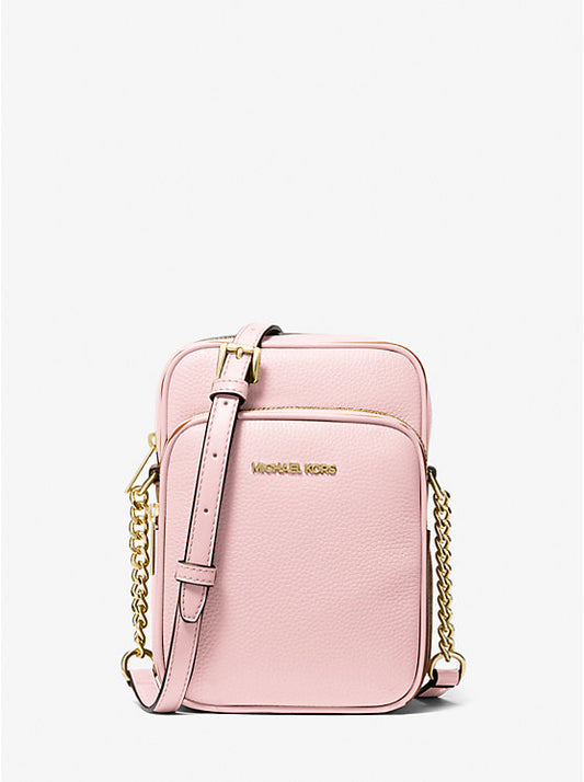 Jet Set Travel Medium Pebbled Leather Crossbody Bag