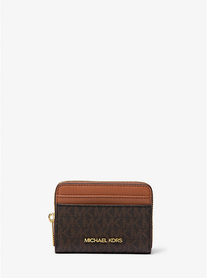 Jet Set Travel Medium Logo Zip-Around Card Case