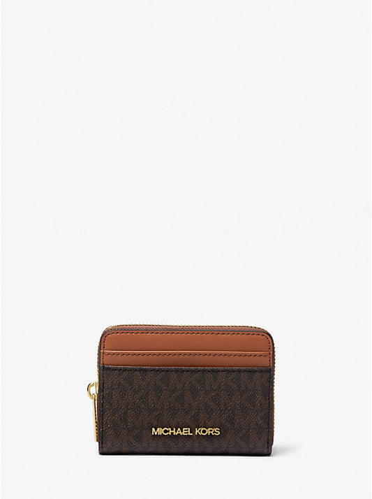 Jet Set Travel Medium Logo Zip-Around Card Case