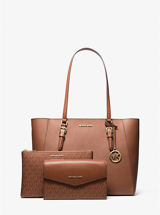 Charlotte Large Saffiano Leather 3-in-1 Tote Bag