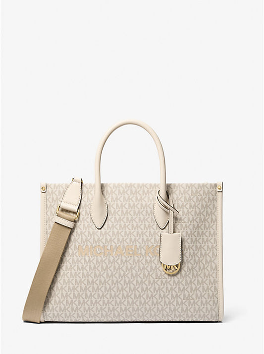 Mirella Medium Signature Logo Tote Bag