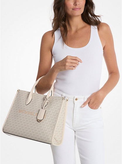 Mirella Medium Signature Logo Tote Bag
