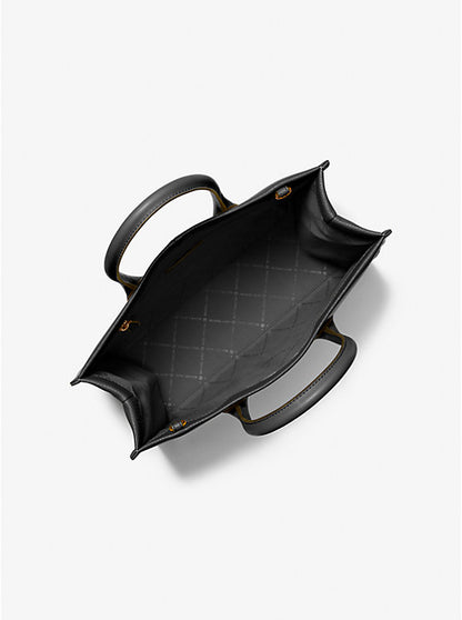 Mirella Medium Pebbled Leather Tote Bag