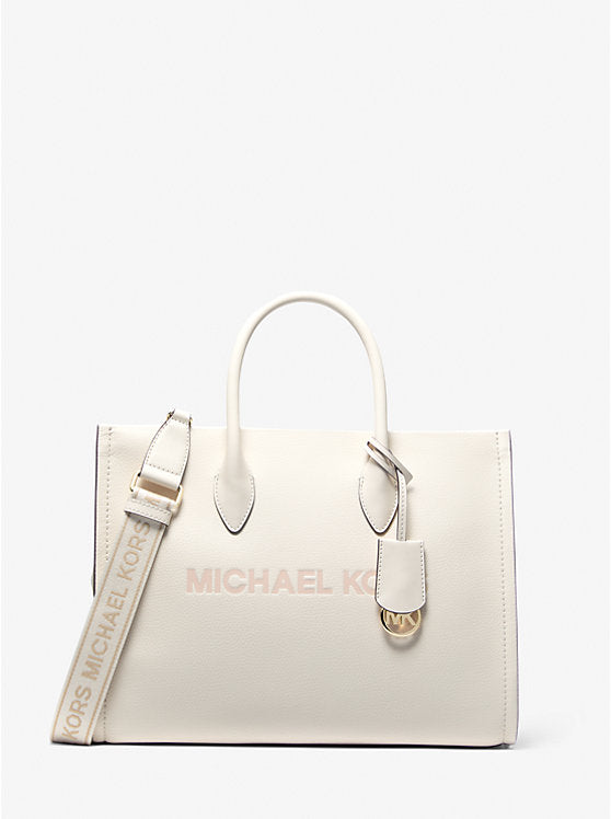 Mirella Medium Pebbled Leather Tote Bag