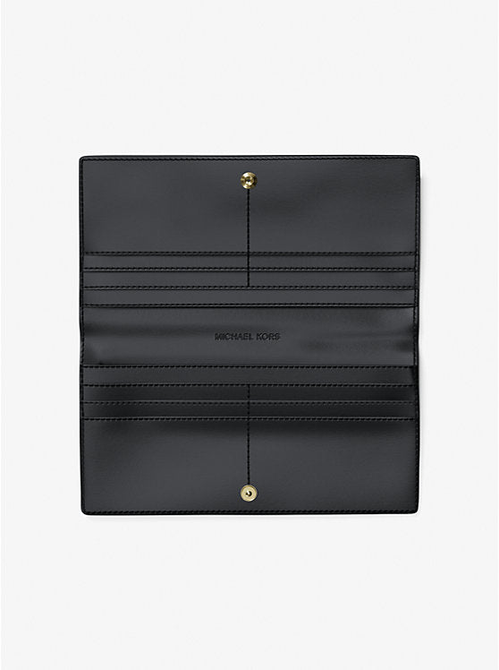 Carson Large Logo Debossed Snap Wallet