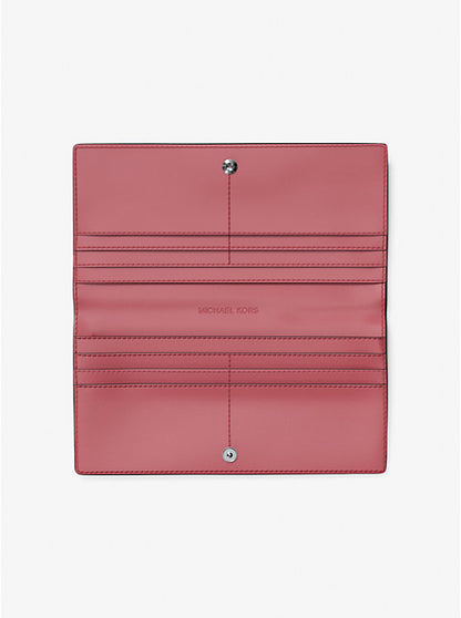 Carson Large Logo Debossed Snap Wallet