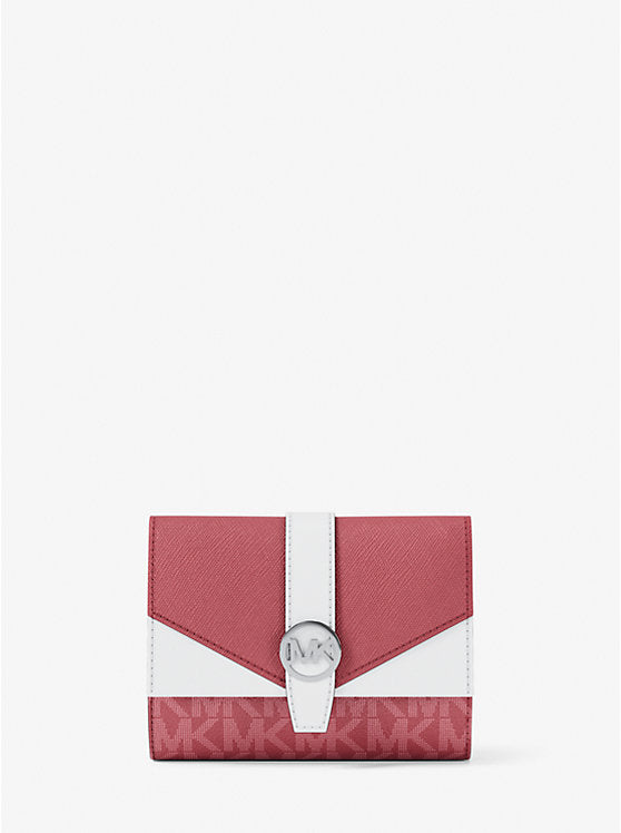 Greenwich Medium Signature Logo Trifold Wallet