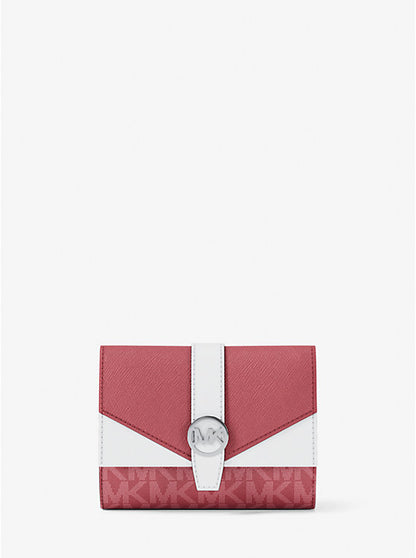 Greenwich Medium Signature Logo Trifold Wallet