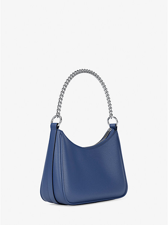 Jet Set Large Pebbled Leather Convertible Crossbody Bag