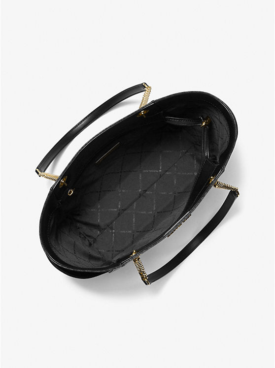 Jet Set Large Signature Logo Shoulder Bag