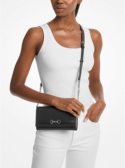 Carson Large Pebbled Leather Convertible Crossbody Bag