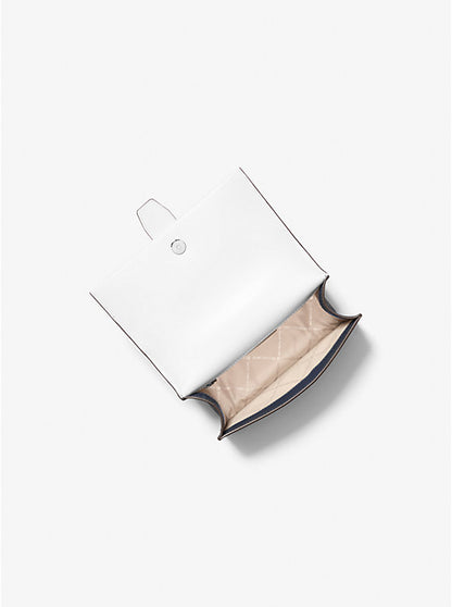 Greenwich Small Color-Block Signature Logo Crossbody Bag