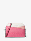 Jet Set Travel Color-Block Signature Logo Crossbody Bag
