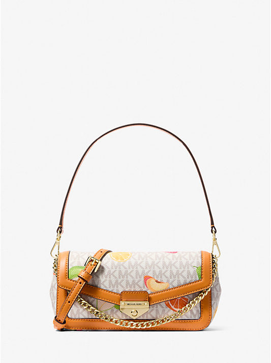 Soho Small Printed Signature Logo Convertible Crossbody Bag