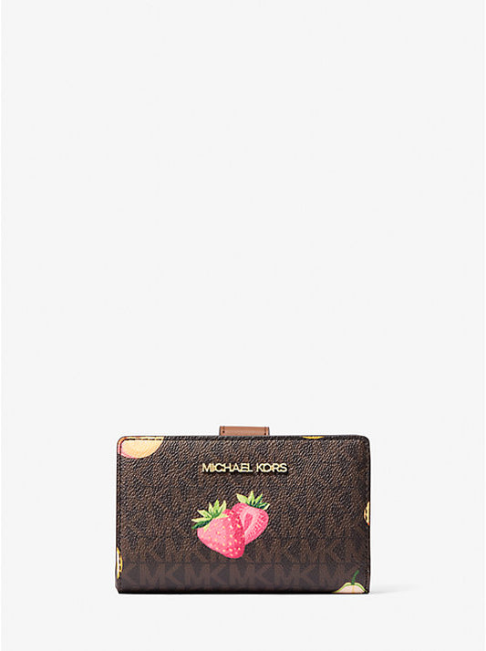 Jet Set Travel Printed Signature Logo Wallet