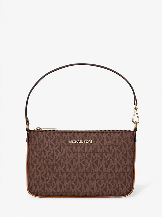 Jet Set Small Signature Logo Convertible Wristlet