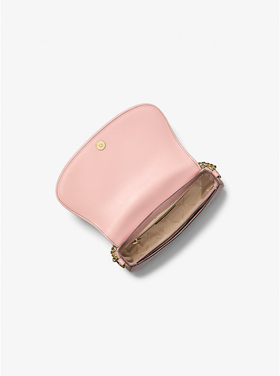 Mila Medium Signature Logo Messenger Bag