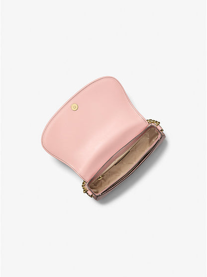 Mila Medium Signature Logo Messenger Bag