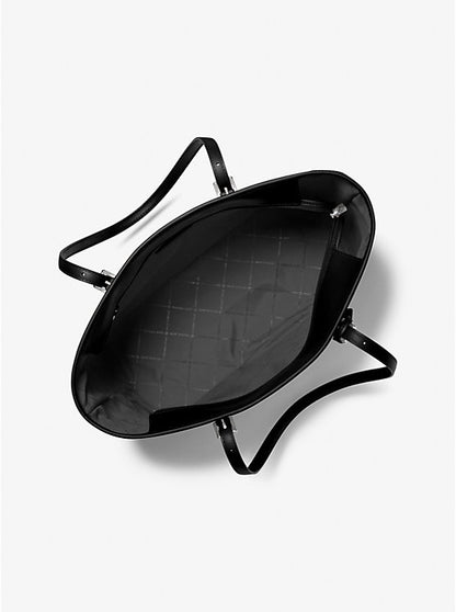 Jet Set Large Printed Signature Logo Tote Bag