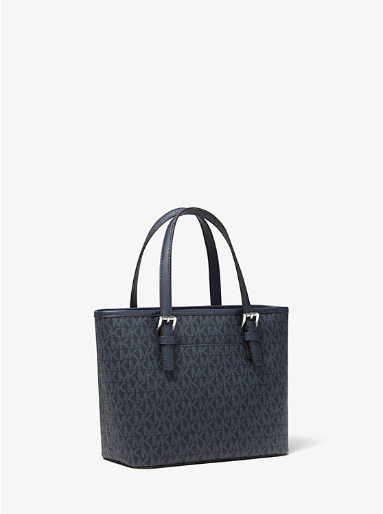 Jet Set Travel Extra-Small Logo Top-Zip Tote Bag