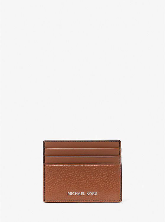 Cooper Pebbled Leather Tall Card Case