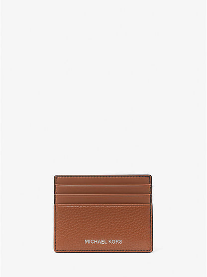 Cooper Pebbled Leather Tall Card Case