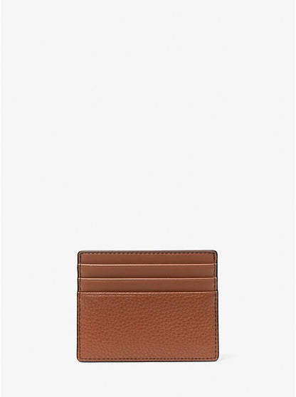 Cooper Pebbled Leather Tall Card Case