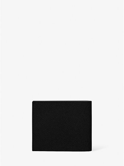 Cooper Saffiano Leather Billfold Wallet With Passcase