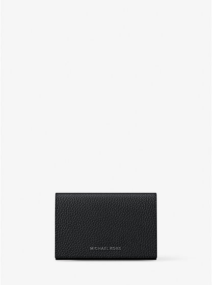 Hudson Pebbled Leather Card Case