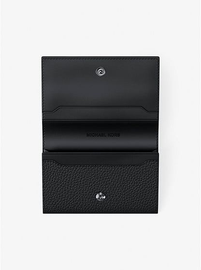 Hudson Pebbled Leather Card Case